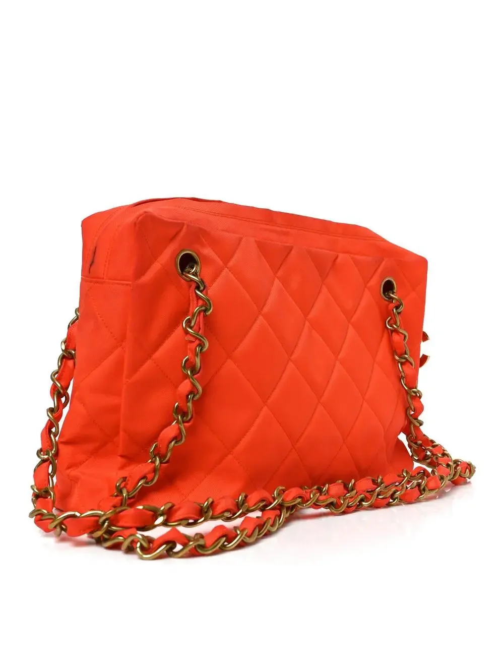 Chanel Quilted Camera Case Orange #286511C19B